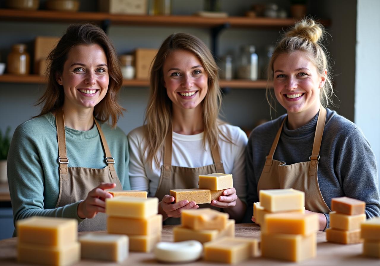 Irish soap makers and artisan team from Cork specializing in sustainable skincare